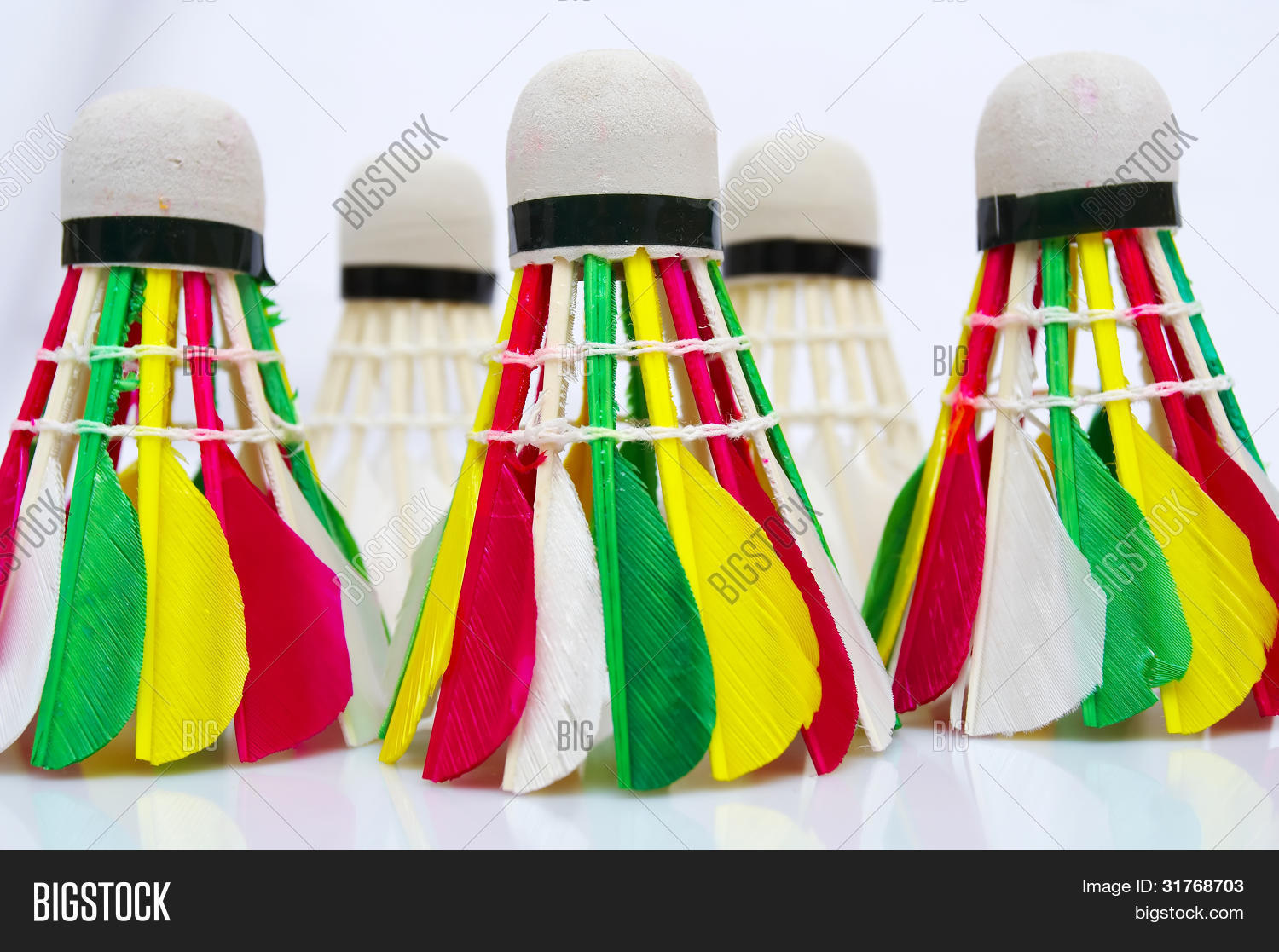Shuttlecocks. Birdie Image & Photo (Free Trial) Bigstock