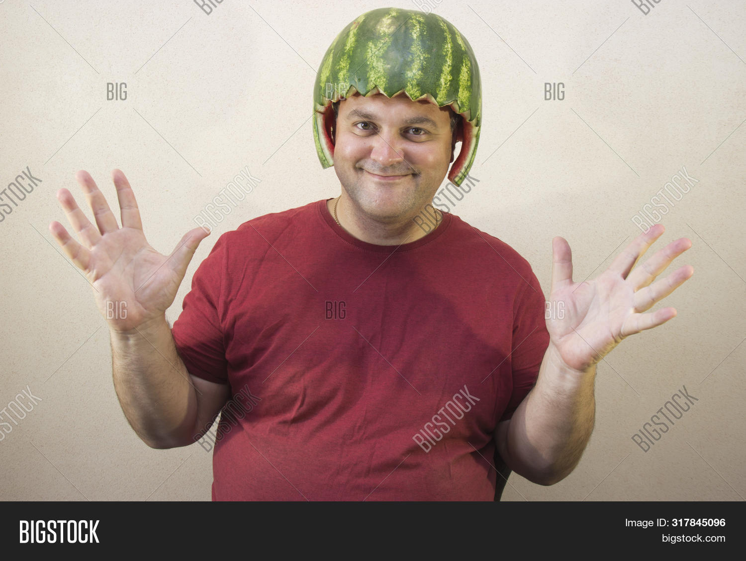 Man Wearing Watermelon Image & Photo (Free Trial) Bigstock