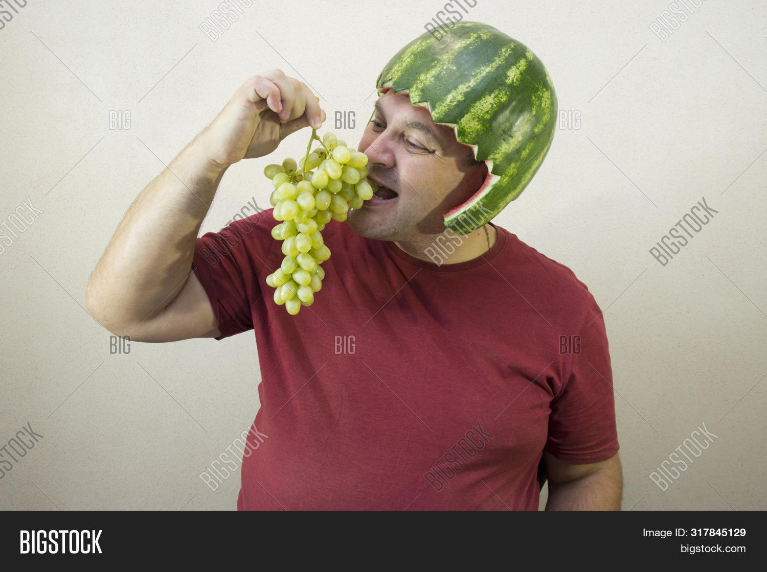 Man Wearing Watermelon Image & Photo (Free Trial) Bigstock