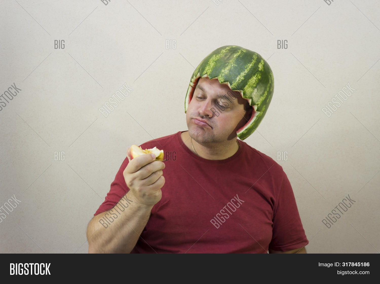 Man Wearing Watermelon Image & Photo (Free Trial) Bigstock