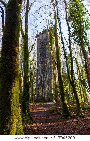 Located In The Forrest Near Ashford Castle, Cong, County Mayo, Ireland, The Guinness Tower Is Hidden