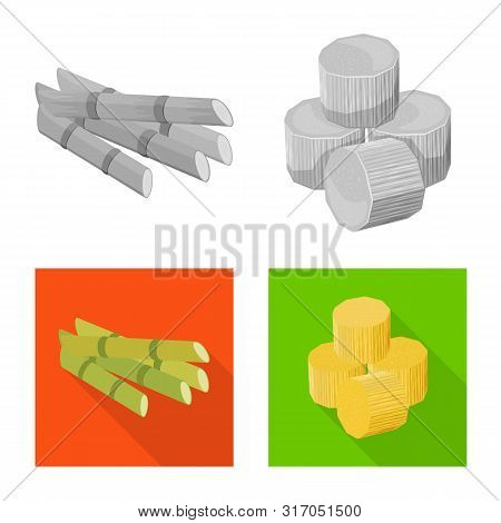 Vector Design Of Farm And Agriculture Sign. Set Of Farm And Technology Vector Icon For Stock.