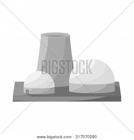 Vector Design Of Plant And Factory Icon. Set Of Plant And Construction Vector Icon For Stock.