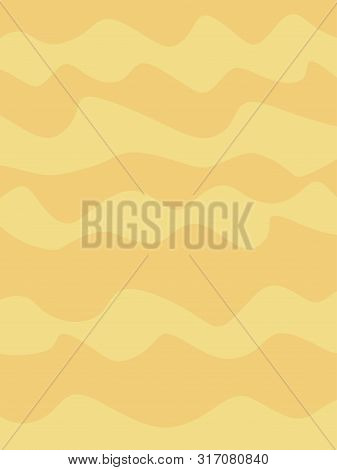 Beach Sand In Waves. Background For Poster