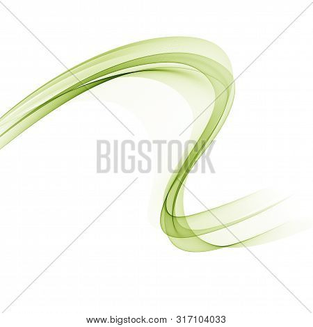 Abstract Vector Background, Color Flow Waved Lines For Brochure, Website, Flyer Design. Transparent 