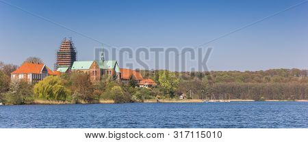 Panorama Of The Domsee Lake And View Over Ratzeburg, Germany