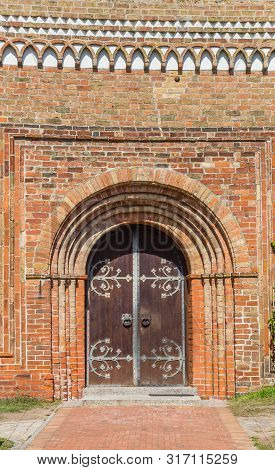 Entrance To The Dom Church In Ratzeburg, Germany