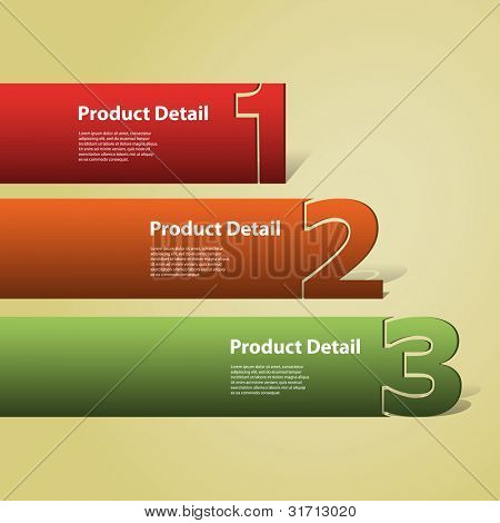 Intestazione o Banner Design - numeri