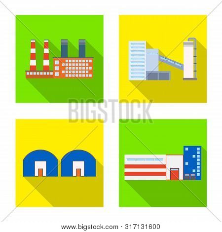 Vector Illustration Of Architecture And Technology Logo. Set Of Architecture And Building Stock Vect