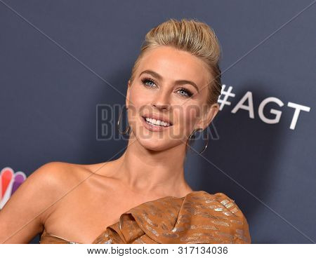 LOS ANGELES - AUG 13:  Julianne Hough arrives for the America's Got Talent' Season 14 Red Carpet on August 13, 2019 in Hollywood, CA                