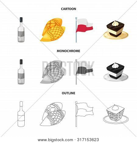 Isolated Object Of Traditional And Tour Icon. Collection Of Traditional And Landmarks Stock Vector I