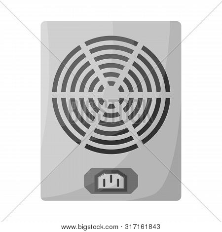 Isolated Object Of Psu And Unit Icon. Collection Of Psu And Box Stock Vector Illustration.