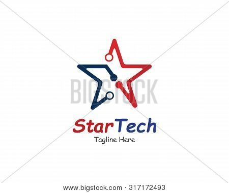 Star Technology Logo Symbol Or Icon Template