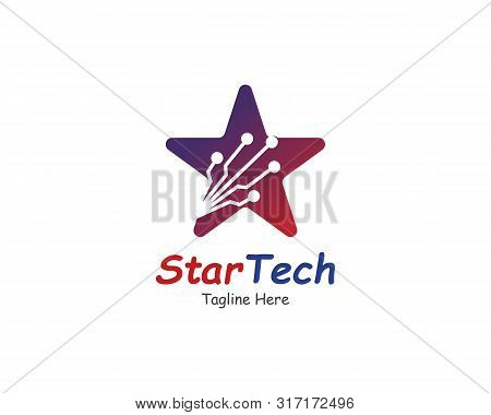 Star Technology Logo Symbol Or Icon Template