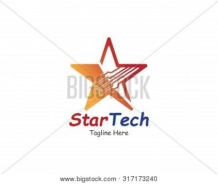 Star Technology Logo Symbol Or Icon Template