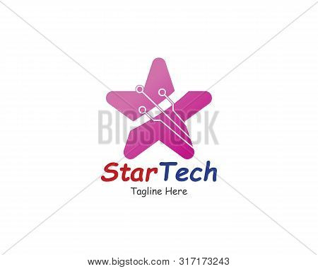 Star Technology Logo Symbol Or Icon Template