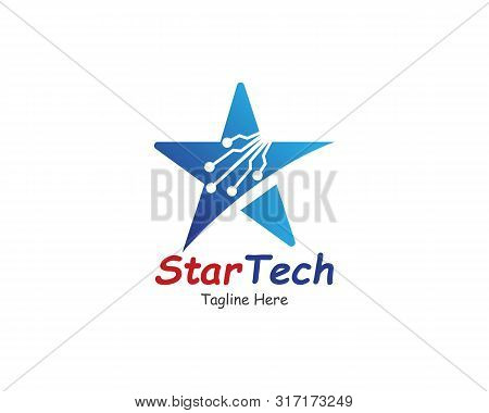 Star Technology Logo Symbol Or Icon Template