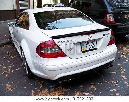 Kiev, Ukraine, 11 March. Mercedes-benz Clk 63 Amg Black Series