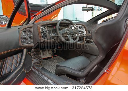 January 3, 2013; Kiev, Ukraine. Jaguar Xj220 (1991). Hypercar. Winter. Cold