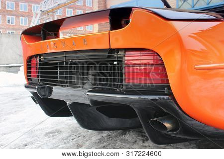 January 3, 2013; Kiev, Ukraine. Jaguar Xj220 (1991). Hypercar. Winter. Cold