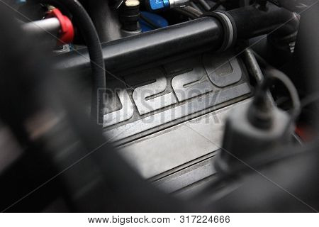 January 3, 2013; Kiev, Ukraine. Jaguar Xj220 (1991). Hypercar. Winter. Cold