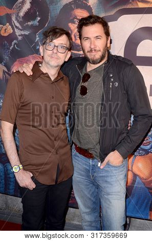 LOS ANGELES - AUG 8:  Dennis Widmeyer, Kevin Kolsch at the Alamo Drafthouse Los Angeles Big Bash Party at the Alamo Drafthouse on August 8, 2019 in Los Angeles, CA
