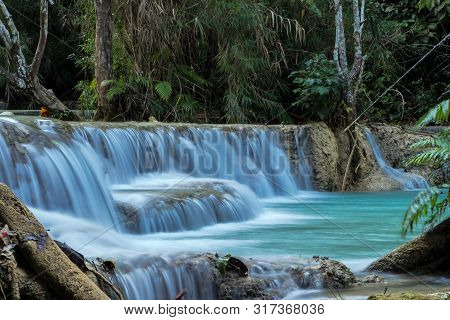Tat Kuang Si Waterfalls Near Luang Prabang, Laos