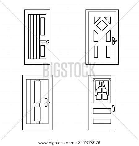 Vector Design Of Home And Design Symbol. Set Of Home And Office Stock Vector Illustration.