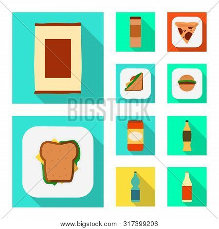 Vector Illustration Of Sale And Industry Sign. Set Of Sale And Assortment Vector Icon For Stock.