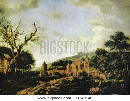 소련-1977 년경: 엽서 1 월 van der Heyden (1637-1712) 