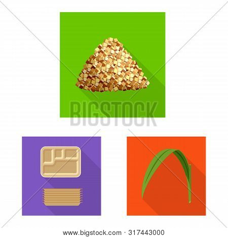 Vector Illustration Of Plant And Plantation Logo. Set Of Plant And Agriculture Vector Icon For Stock