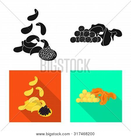 Vector Illustration Of Taste And Seasonin Icon. Collection Of Taste And Organic Stock Vector Illustr