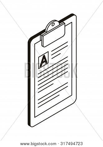 Silhouette Of Curriculum Vitae On White Background Vector Illustration Design