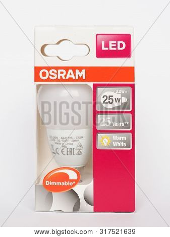 Berlin - Aug 2019: Osram Led