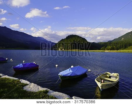 10 August 2019-silvaplana-suisse-view Of The Lake Of Silvaplana