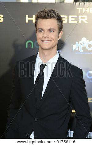 LOS ANGELES, CA - MAR 12: Jack Quaid at the premiere of Lionsgate's 'The Hunger Games' at Nokia Theater L.A. Live on March 12, 2012 in Los Angeles, California