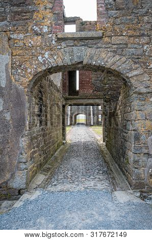Charles Fort, Summer Cove, Kinsale, County Cork, Ireland - 15th May 2019. Entrance Gate And Fortifie