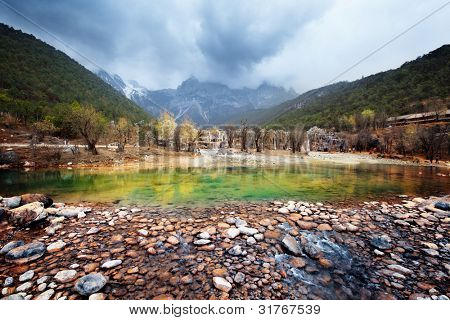 Blue Moon Valley bei Lijiang, china