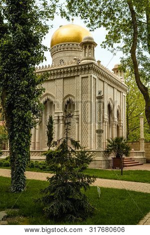 Small Replica Of Temple Taj Mahal, Kabardinka, Russia