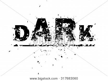 Dark Abstract Background Illustration / Design Element Art