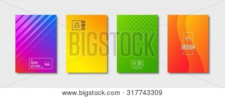 Organic Product, Growth Chart And Trade Infochart Line Icons Set. Cover Design, Poster Template. Aug