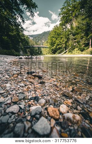 Schwarza River In The Hoellental In Austria