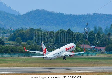 Civil Aircraft At Langkawi Airport, Malaysia