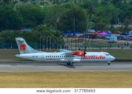 Civil Aircraft At Langkawi Airport, Malaysia