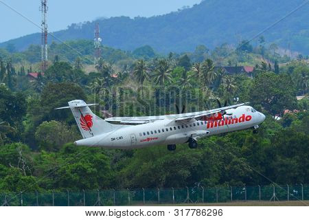 Civil Aircraft At Langkawi Airport, Malaysia