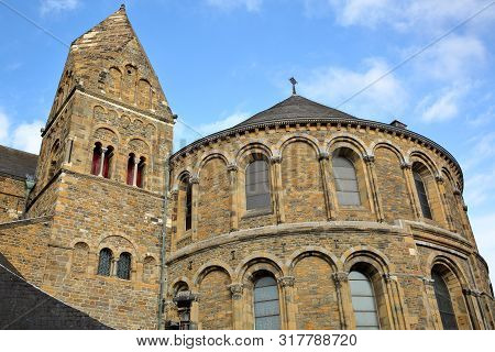 The External Eastern Facade Of The Basilica Of Our Lady ( 11th Century), A Roman Catholic Parish Chu
