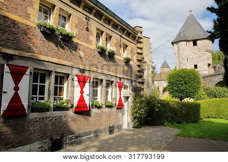Maastricht, Netherlands - August 03, 2019: Faliezustersklooster, A Former Monastery Building (dated 