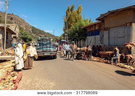 Ethiopian People On The Street, Africa