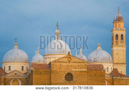 Paduva, Italy - July, 27, 2019: Catholic cathidral in Paduva, Italy