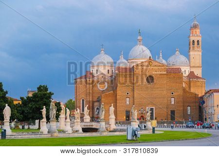Paduva, Italy - July, 27, 2019: Catholic cathidral in Paduva, Italy